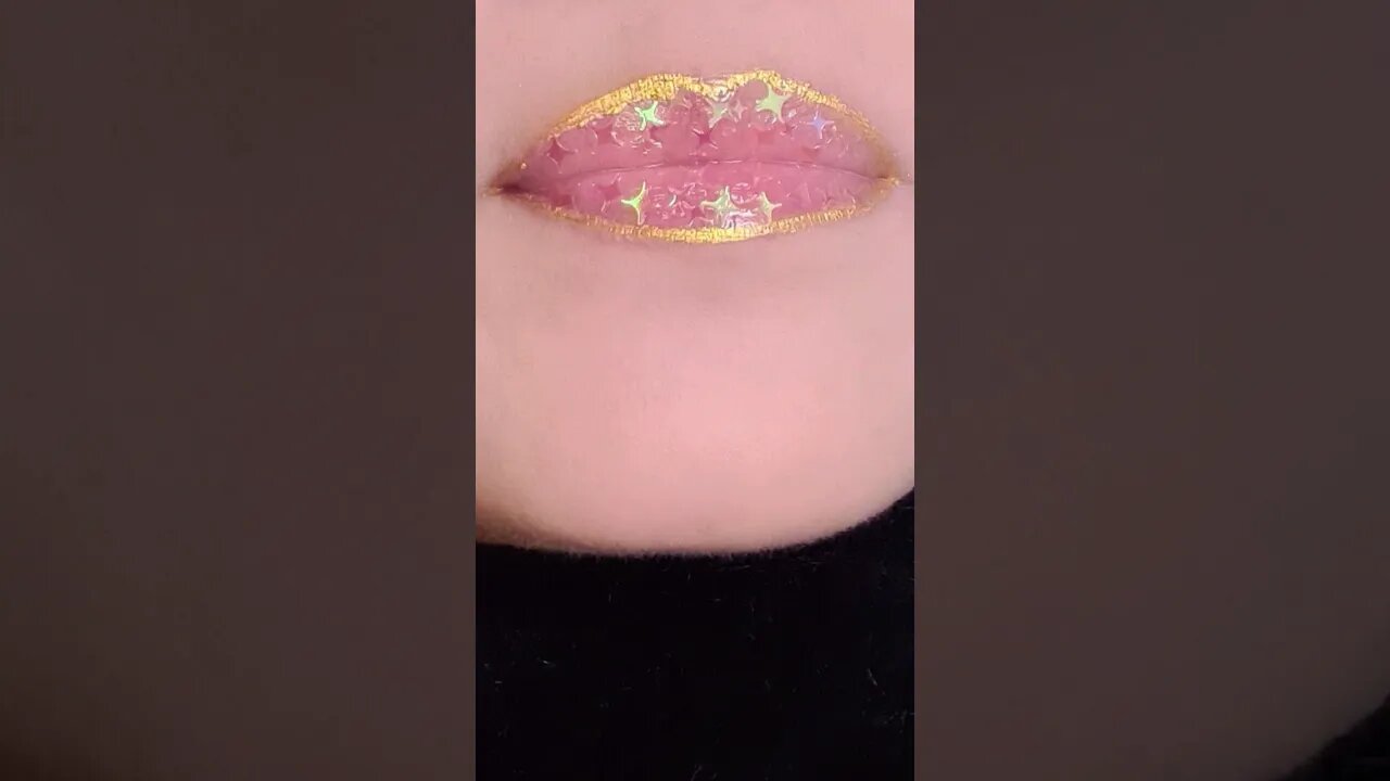 Glitter Bling Lip Art Compilation Tutorial #shorts #shorts #viral #shortvideo #lipswatches #grwm