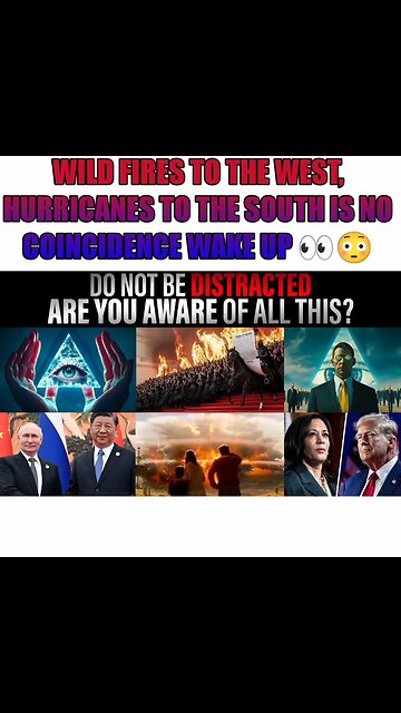 Wild fire in Wyoming plus Tornados and Hurricanes is no coincidence