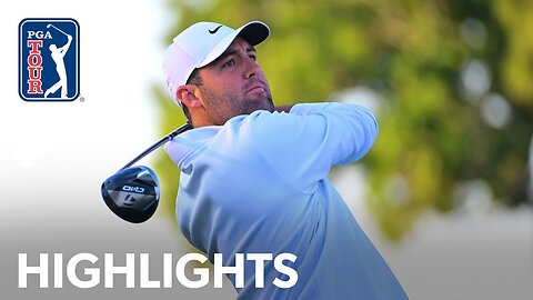 Scottie Scheffler shoots 5-under 65 - Round 1 - Texas Children's - 2024