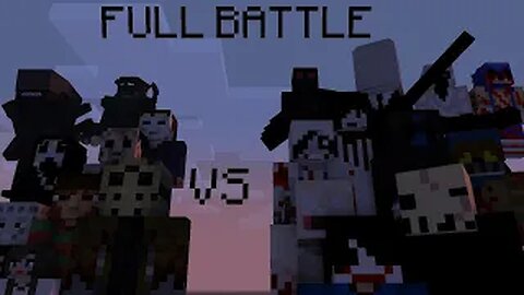 Horror Movie Monsters vs Creepypasta | Minecraft Animation