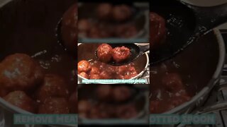 Cocktail Meatball Pizza | WEIRD PIZZA #shorts