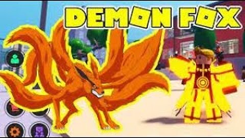 Glitching Demon Fox in Anime Fighting Simulator(Roblox)