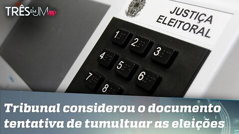 PL encaminha relatório ao TSE questionando credibilidade do sistema eleitoral