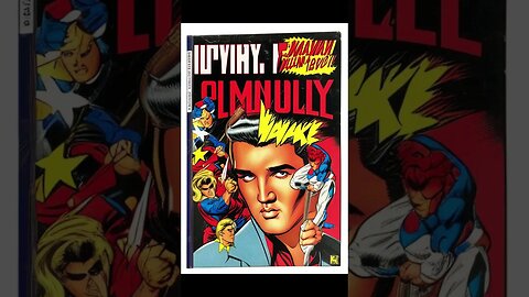 ELVIS PRESLEY SUPERHERO COMIC COVERS 03 #shorts