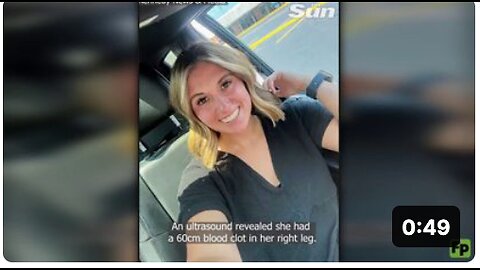 Mother (22) has 60 cm (24”) blood clot in leg. Doctors scapegoat contraceptive pill 🤨