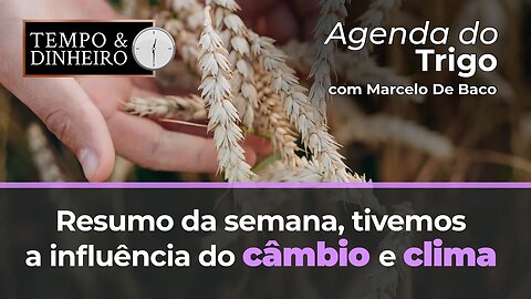 No resumo da semana tivemos a influência do câmbio e clima, agora o relatório do USDA.