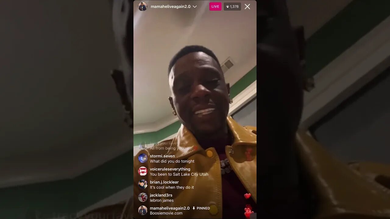 Boosie Badazz Instagram Live. Boosie Show Off His Jersey Collections. Don’t Play With Him! 20.01.23.