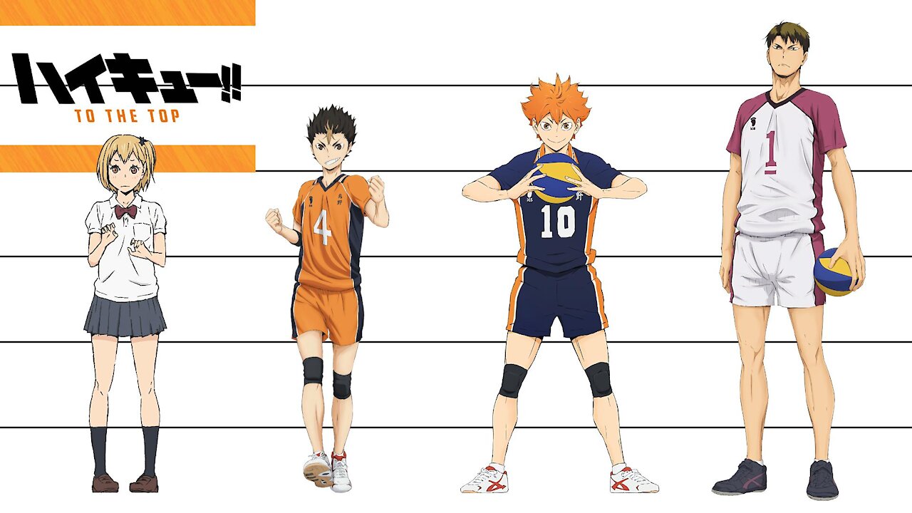 Haikyu!! | Characters Height Comparison