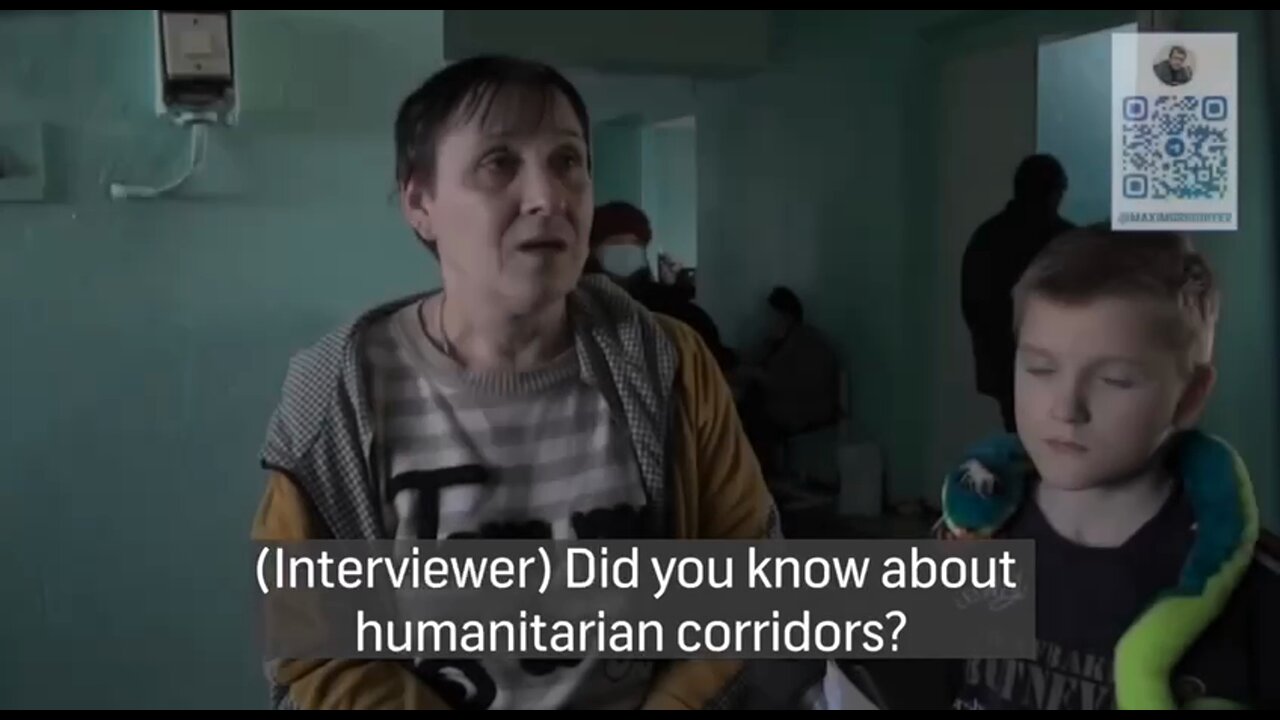 Babadei, a resident of Mariupol, tells how she fled under fire from the Ukrainian military