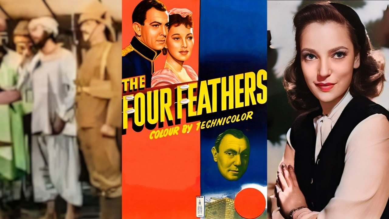 LAS CUATRO PLUMAS (1939) Ralph Richardson & June Duprez | Aventura, Drama, Romance | TECHNICOLOR
