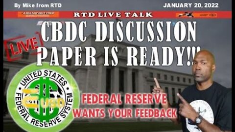 CBDC Up Next For USA | Federal Reserve Wants Your Feedback | The Peoples Talk Show