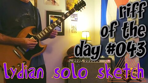 riff of the day #043 - lydian solo improv
