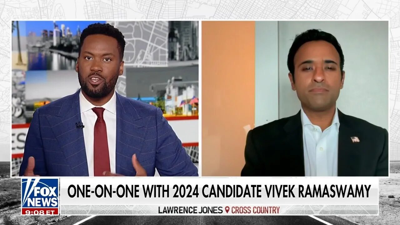 Vivek Ramaswamy on Fox News' Cross Country with Lawrence Jones 8.6.23