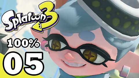 Splatoon 3 Hero Mode 100% Walkthrough Part 5 - Site 5 [NSW][Commentary By X99]