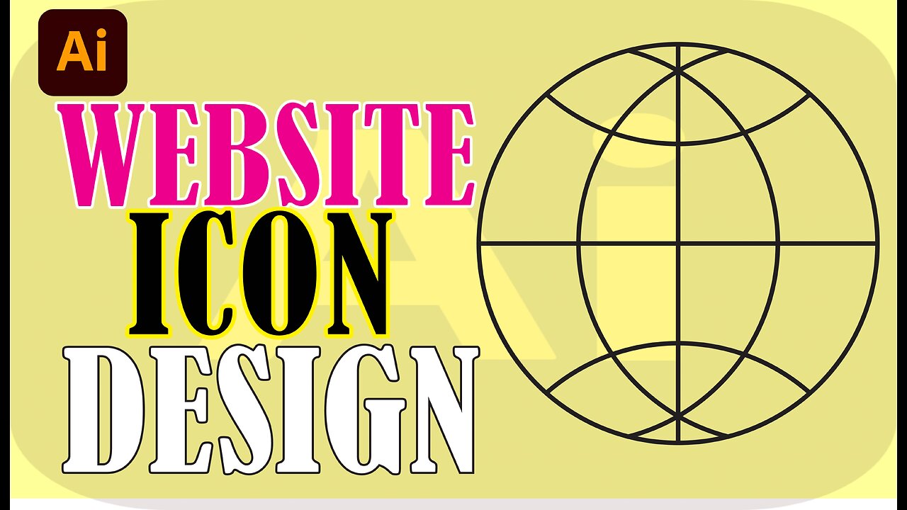 Website Icon Design in Adobe Illustrator