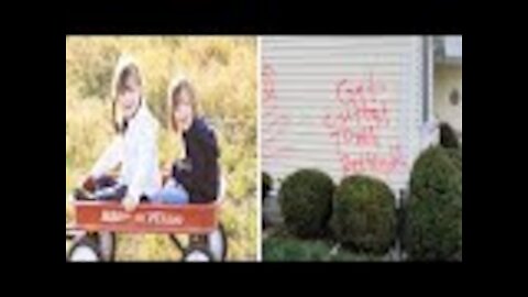 Family’s Home Vandalized After They Adopted These 2 Children