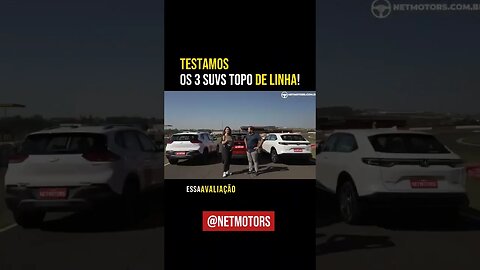 Testamos os 3 Suvs topo de linha, bora para pista! 🔥 #shortsvideo #carros #shortsfeed #youtube