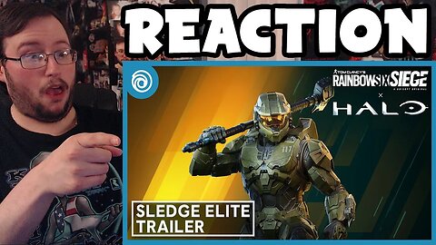 Gor's "Rainbow Six Siege" Elite Sledge Halo Crossover Trailer REACTION (Collab #1)