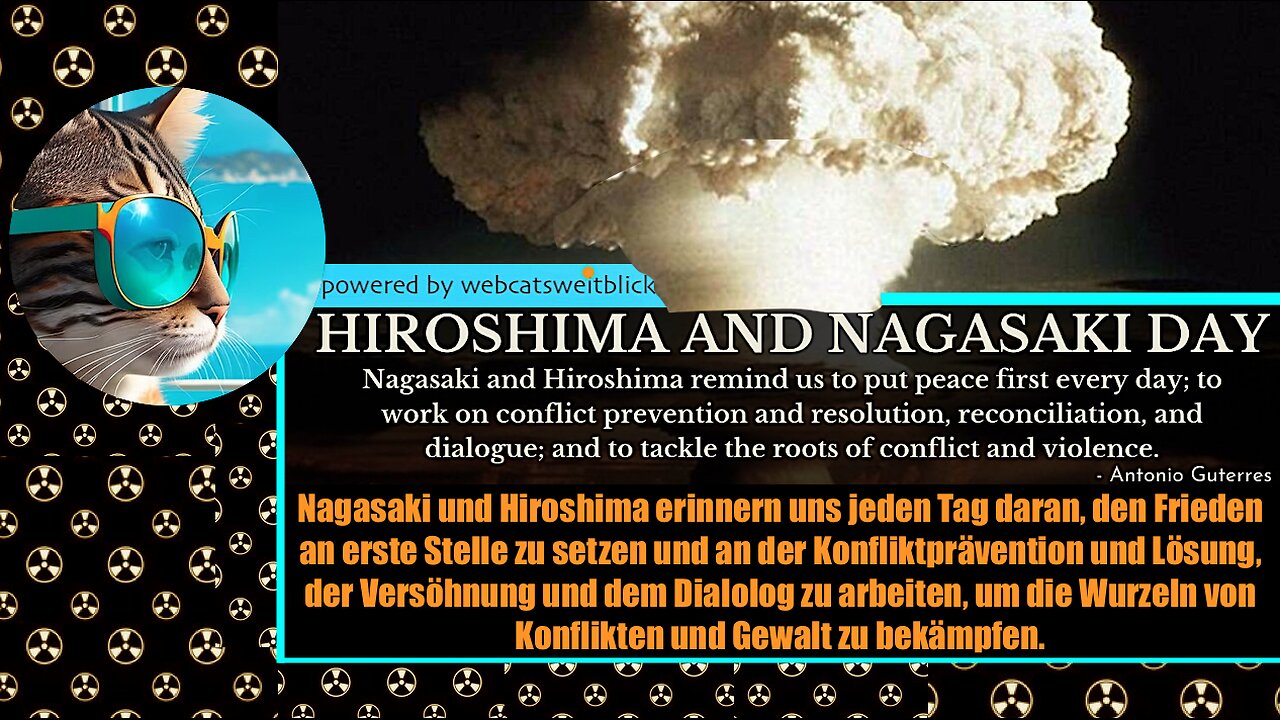 Die Atombombenabwürfe auf Hiroshima und Nagasaki, am 06. und 09. August 1945