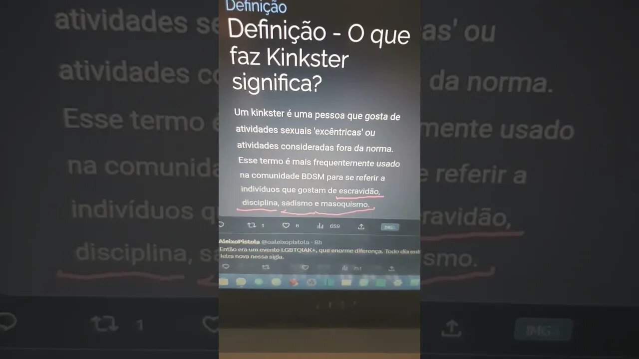 o que é kinkster ... eu me choquei quando soube ... parada gay... conteúdo 18+ ... tá ok ?