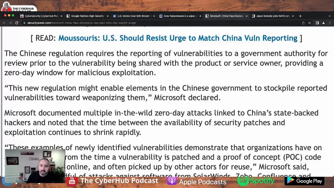 Japan Joins Cyber Nato, China ZeroDay Strategy, $3.3B Seized, Google Patch