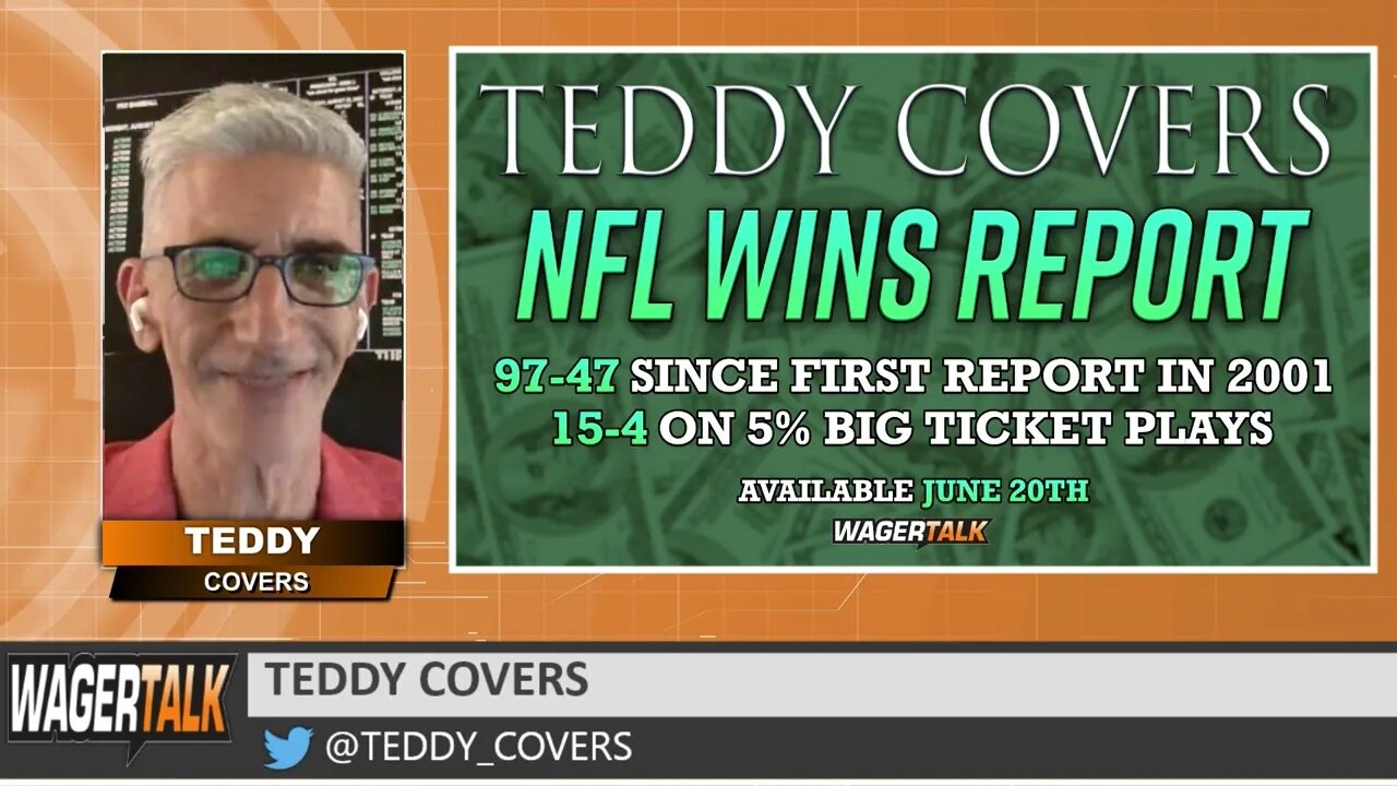 🏈 Teddy Covers 2023 NFL Season Wins Report | 97-47 Since First Report in 2001 - WagerTalk Promotion