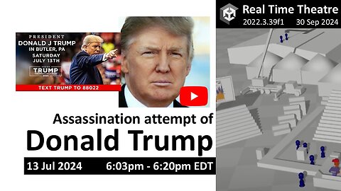 Real Time: Assassination attempt of Donald Trump (13 Jul) | DJT Livestream (6:03 pm - 6:20 pm EDT)