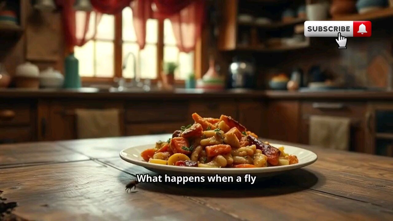 What happens when a Fly lands on your food 🤔