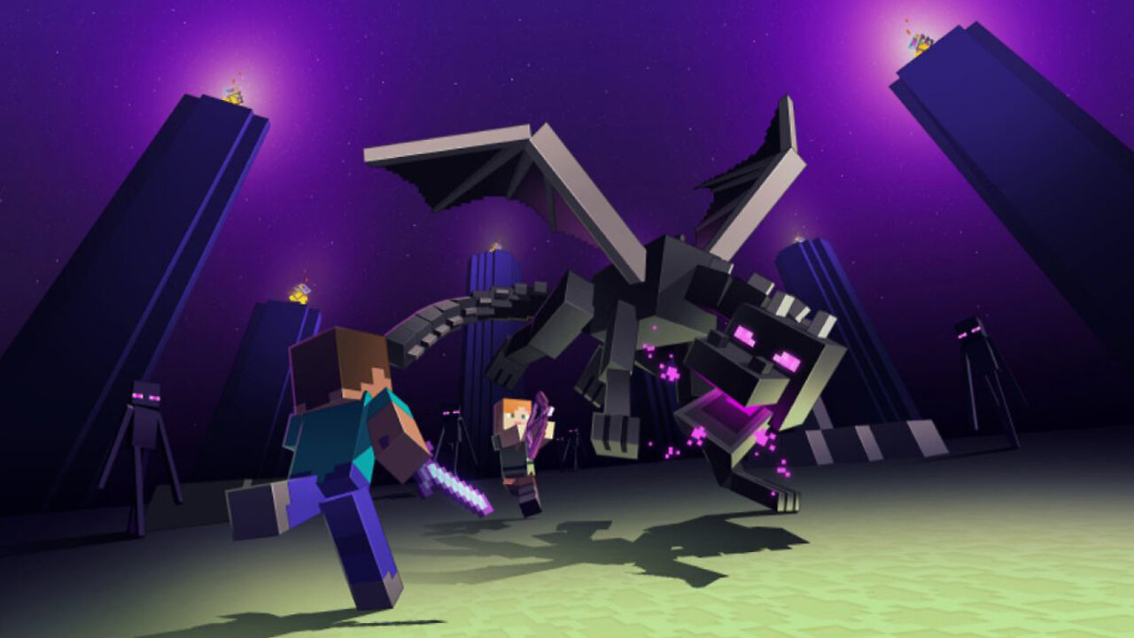 ENCONTREI O ENDER DRAGON NO MINECRAFT!