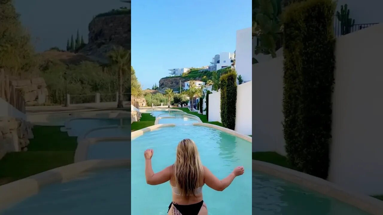 Cooling down in the water escaping this heatwave! #happy #mood #trending #explorepage #bikini