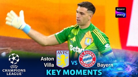 Aston Villa vs Bayern Munich | Key Moments | UEFA Champions League | 3rd October 2024