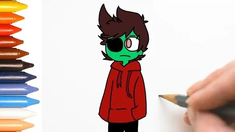COMO DESENHAR TORD ZUMBI - EDDSWORLD - MUITO FÁCIL DE FAZER #eddsworld #tordzumbi #desenho