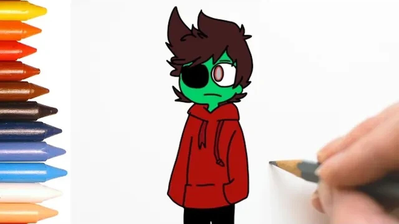 COMO DESENHAR TORD ZUMBI - EDDSWORLD - MUITO FÁCIL DE FAZER #eddsworld #tordzumbi #desenho