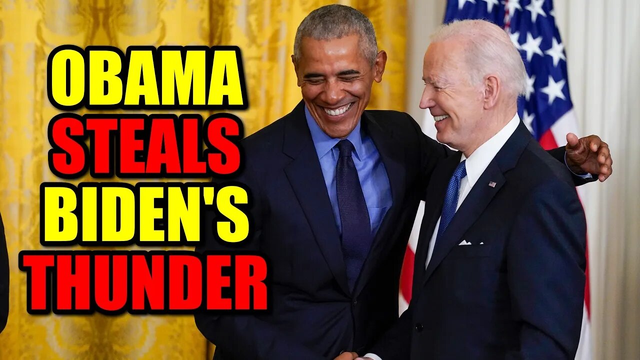 Obama Steals Biden’s Thunder (As Joe Wanders Around Aimlessly)