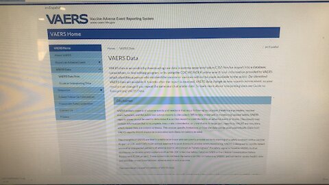 Vaers website changed their disclaimer in July 2019