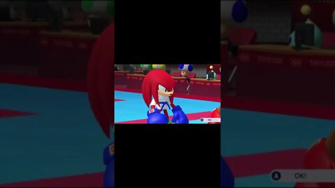 Karate match Knuckles vs DK