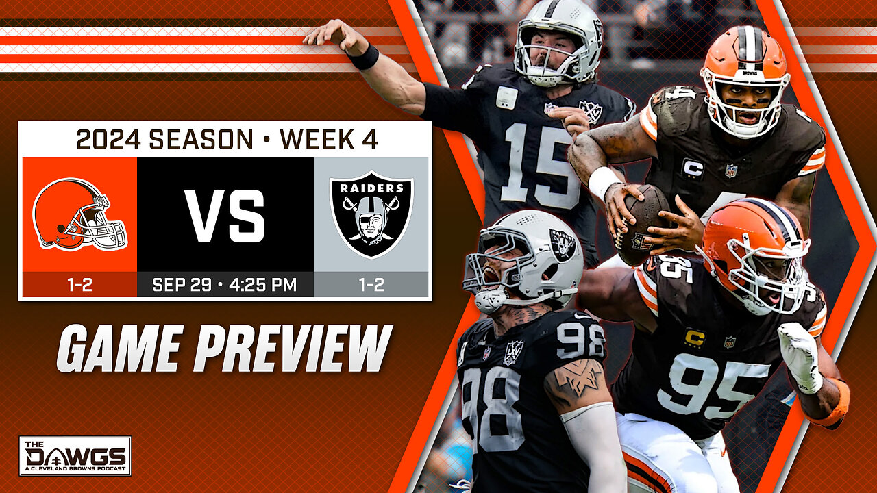 Browns at Raiders: Game Preview | Cleveland Browns Podcast 2024