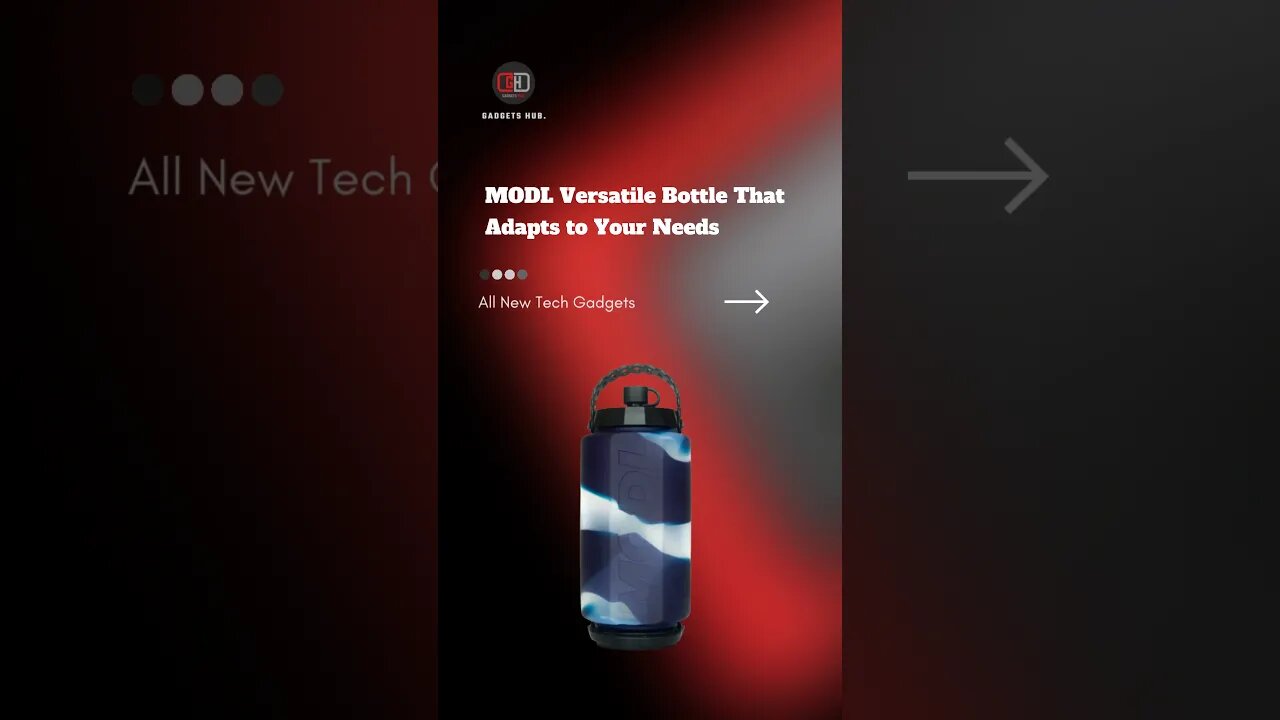 MODL Versatile Bottle That Adapts to Your Needs #gadget