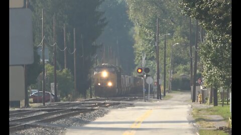 A Single stack rolls through Dawson