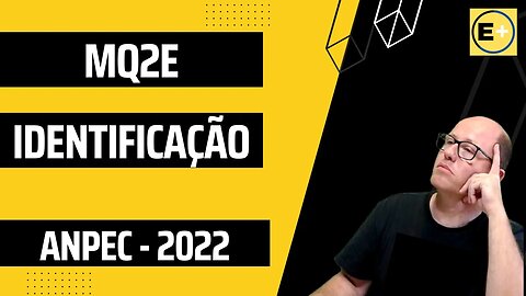 ANPEC 2022 QUESTÃO ECONOMETRIA - MÍNIMOS QUADRADOS EM 2 ESTÁGIOS E IDENTIFICAÇÃO DE EQUAÇÕES.