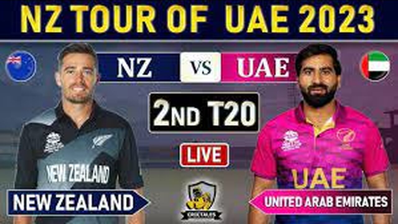 Highlights: UAE VS New Zealand | Match 2 | 2nd T20I | OnlySports321