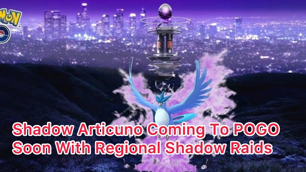 Shadow Articuno Coming To POGO Soon With Regional Shadow Raids