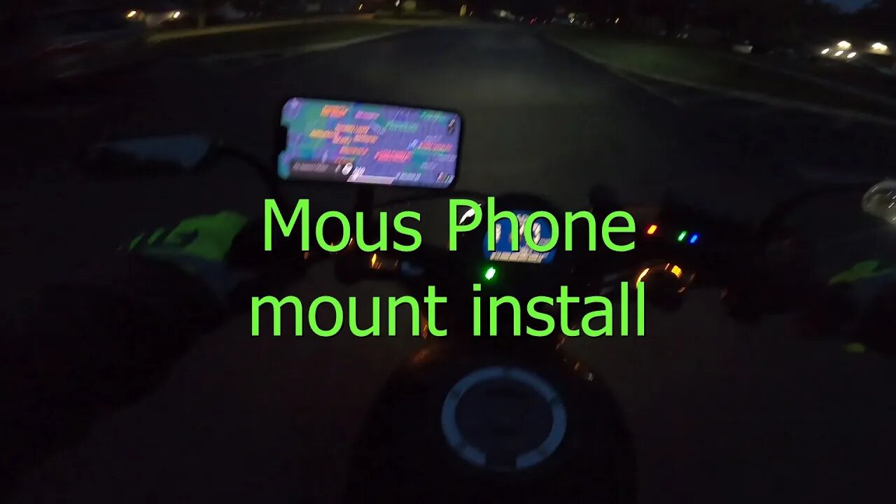 2023 Honda Rebel 500-mous phone mount install