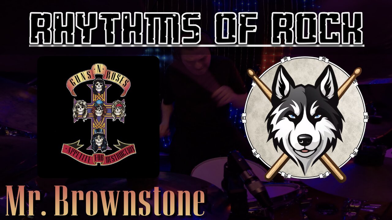 110 Guns N' Roses - Mr. Brownstone - Drum Cover