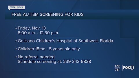 Free Autism Screenings