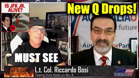 Riccardo Bosi & Scott McKay New Great "JFK Jr is STILL ALIVE" | New Q Drops
