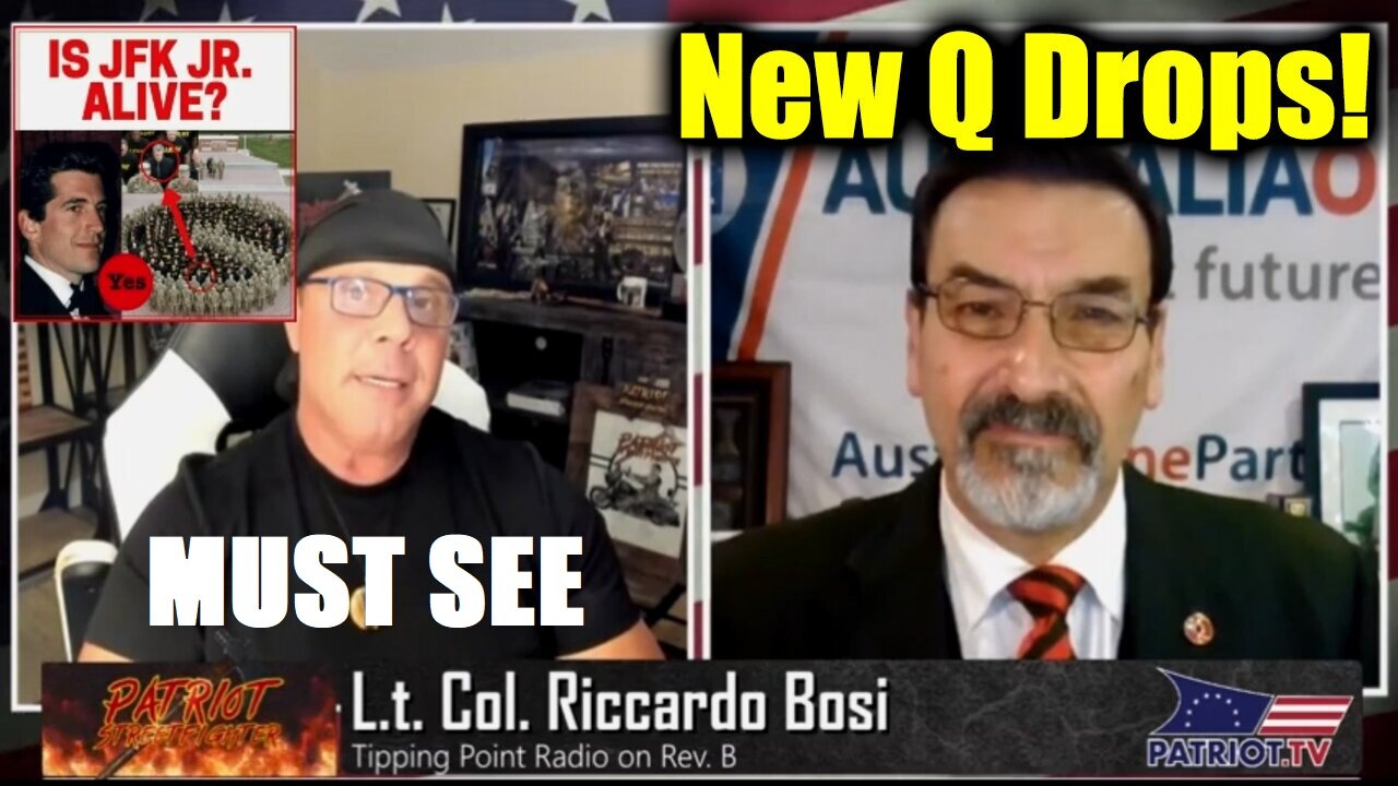 Riccardo Bosi & Scott McKay New Great "JFK Jr is STILL ALIVE" | New Q Drops