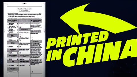 Report: At Least 1.5 Million Ballots Were Printed in China