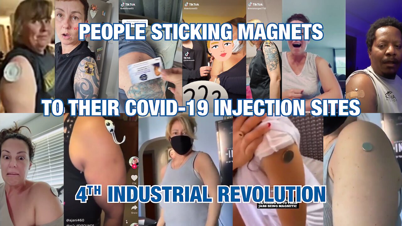 People Sticking Magnets to Their Covid-19 Injection Sites - 4th Industrial Revolution