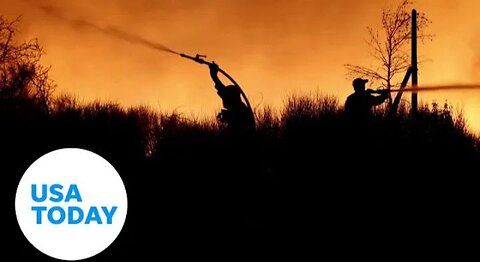 Hundreds evacuated in Athens as wildfire spreads in Greece _ USA TODAY